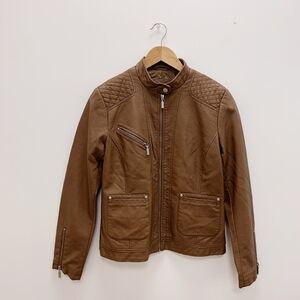 NWT Bernardo Faux Leather Jacket